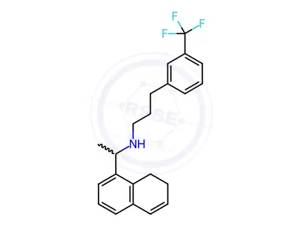Chemical structure of Cinacalcet 7,8-Dihydro Racemate Base
