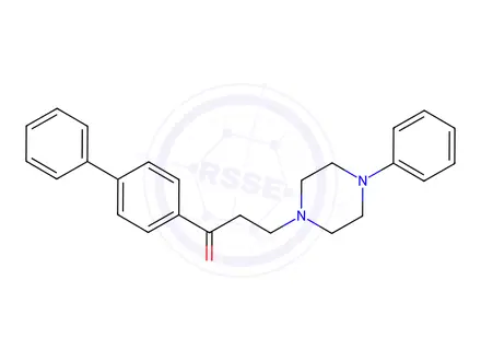 Chemical structure of 1-([1,1'-Biphenyl]-4-yl)-3-(4-phenylpiperazin-1-yl)propan-1-one