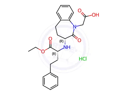 Chemical structure of Benazepril Enantiomer HCl