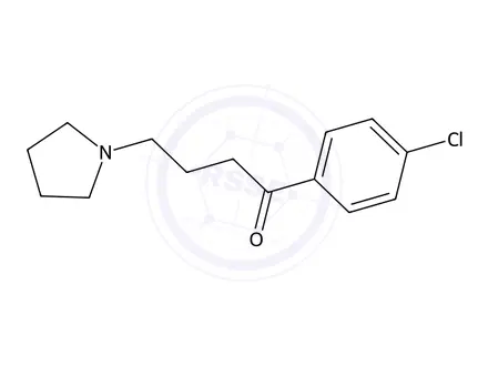 Chemical structure of 1-(4-Chlorophenyl)-4-(pyrrolidin-1-yl)butan-1-one