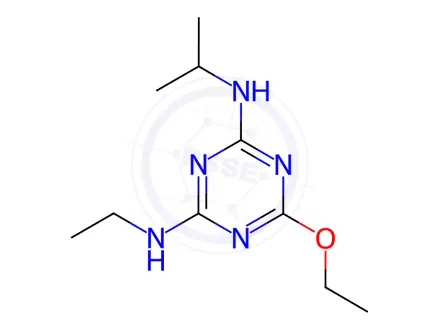 Chemical structure of ATRAZINE-2-ETHOXY