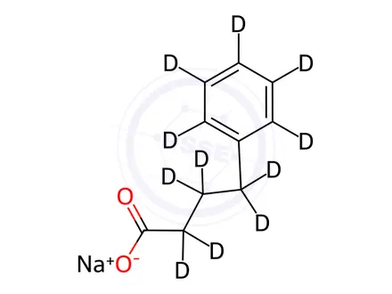 Chemical structure of Phenylbutyrate D11