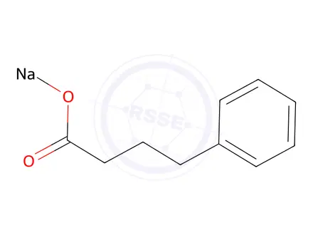 Chemical structure of Sodium Phenylbutyrate Working Standard (Secondary Reference Standard)
