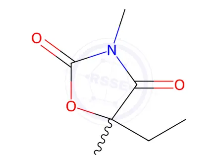 Chemical structure of Trimethadione Impurity 1 (Paramethadione)