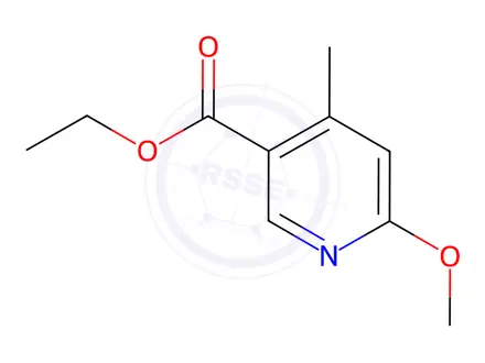 Chemical structure of Ethyl 6-methoxy-4-methylnicotinate