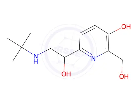 Chemical structure of Pirbuterol
