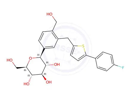 Chemical structure of Canagliflozin Impurity 43