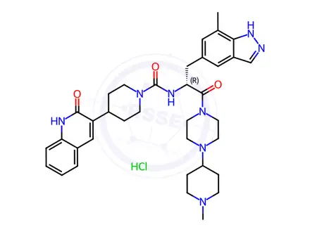 Chemical structure of Zavegepant Hydrochloride