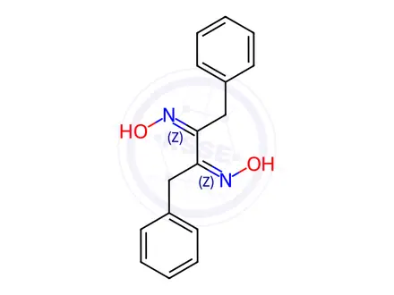 Chemical structure of N-[(Z)-3-nitroso-1,4-diphenyl-but-2-en-2-yl]hydroxylamine
