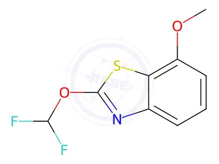 Chemical structure of 2-(Difluoromethoxy)-7-methoxybenzothiazole