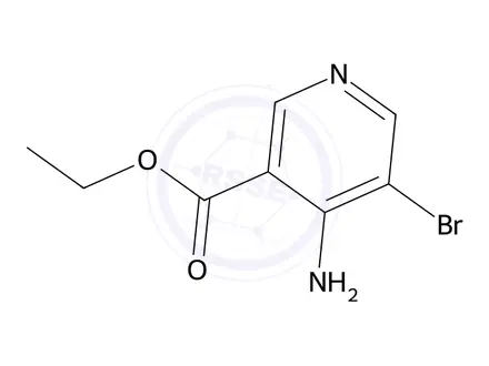 Chemical structure of Ethyl 4-amino-5-bromonicotinate