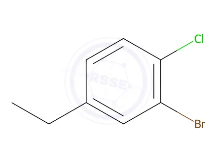 Chemical structure of 2-Bromo-1-chloro-4-ethylbenzene