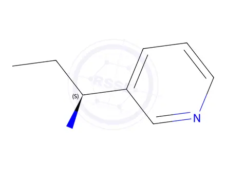 Chemical structure of (S)-1-(Pyridin-3-yl)propan-1-amine