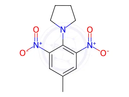 Chemical structure of 1-(4-methyl-2,6-dinitrophenyl)pyrrolidine