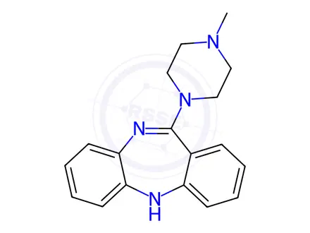 Chemical structure of Dechloroclozapine