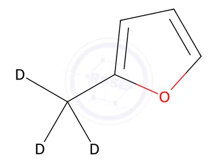 Chemical structure of 2-Methylfuran-d3