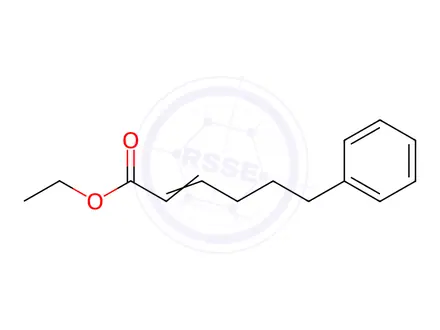 Chemical structure of 6-Phenyl-2-hexenoic acid ethyl ester