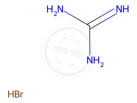Chemical structure of Guanidine Hydrobromide