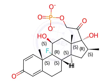Chemical structure of Betamethasone Sodium Phosphate