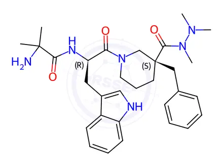 Chemical structure of (S,R)-Anamorelin