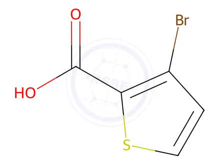 Chemical structure of 3-Bromothiophene-2-carboxylic acid