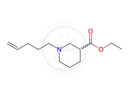 Chemical structure of Ethyl 1-(pent-4-enyl)piperidine-3-carboxylate
