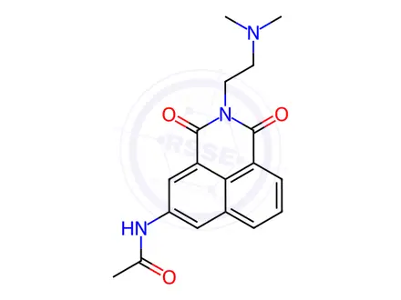 Chemical structure of N-Acetyl Amonafide