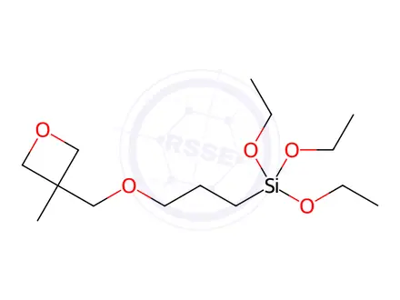 Chemical structure of Silane, triethoxy[3-[(3-methyl-3-oxetanyl)methoxy]propyl]-