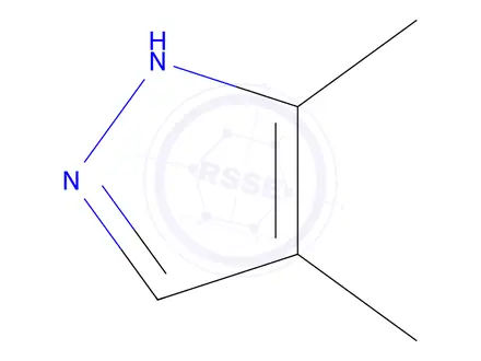 Chemical structure of 3,4-Dimethylpyrazole