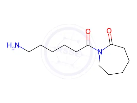 Chemical structure of 1-(6-aminohexanoyl)azepan-2-one