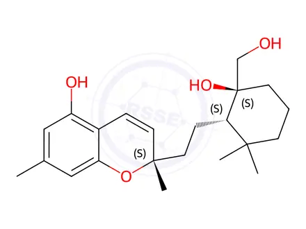 Chemical structure of Siccanochromene F