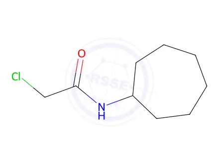 Chemical structure of 2-chloro-N-cycloheptylacetamide