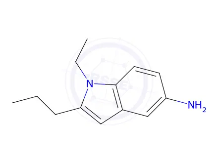 Chemical structure of 1-Ethyl-2-propyl-1H-indol-5-amine