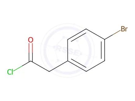 Chemical structure of (4-Bromophenyl)acetyl Chloride
