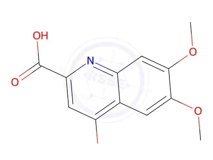 Chemical structure of 4,6,7-Trimethoxyquinoline-2-carboxylic acid