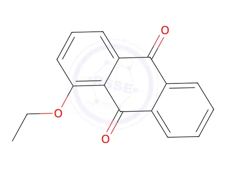 Chemical structure of 1-Ethoxy-9,10-anthracenedione