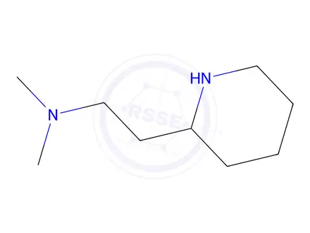 Chemical structure of N,N-Dimethyl-2-(2-piperidinyl)ethanamine Dihydrochloride