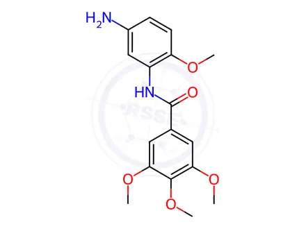 Chemical structure of N-(5-Amino-2-methoxyphenyl)-3,4,5-trimethoxybenzamide