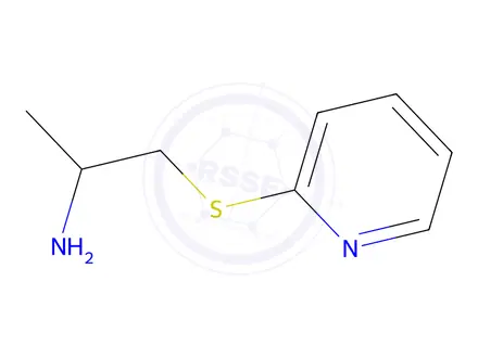 Chemical structure of 1-(Pyridin-2-ylthio)propan-2-amine