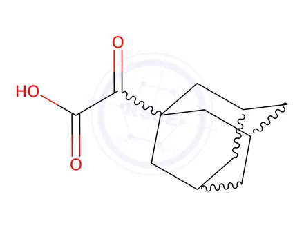 Chemical structure of 2-(Adamantan-1-yl)-2-oxoacetic Acid