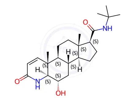 Chemical structure of Finasteride Impurity 9(6a-Hydroxy Finasteride)