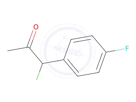 Chemical structure of 1-chloro-1-(4-fluorophenyl)propan-2-one