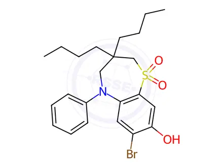 Chemical structure of Elobixibat Impurity 21