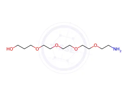 Chemical structure of 3,6,9,12-Tetraoxapentadecan-15-ol, 1-amino-