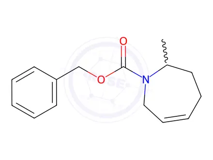 Chemical structure of BENZYL 2-METHYL-2,3,4,7-TETRAHYDRO-1H-AZEPINE-1-CARBOXYLATE
