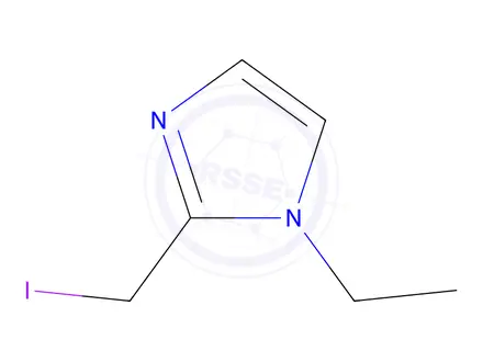 Chemical structure of 1-Ethyl-2-(iodomethyl)-1h-imidazole