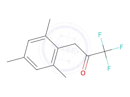 Chemical structure of 1,1,1-Trifluoro-3-mesitylpropan-2-one