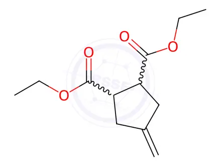 Chemical structure of DIETHYL 4-METHYLENECYCLOPENTANE-1,2-DICARBOXYLATE