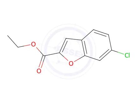 Chemical structure of Ethyl 6-Chlorobenzofuran-2-carboxylate
