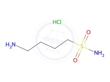 Chemical structure of 4-aminobutane-1-sulfonamide hydrochloride